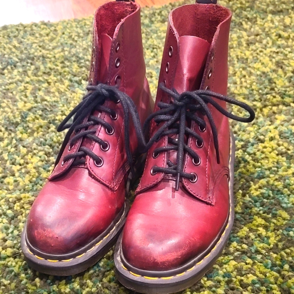 Leather doc martens "pascal"